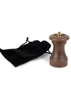 Peugeot Saveurs 1874 Moulin à sel manuel en bois patiné, 10 cm -><noscript><img width=