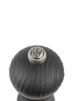 Peugeot Saveurs 100% nature Duo de moulins à poivre et à sel manuels en bois revalorisé nature et nature black, 18 cm -><noscript><img width=