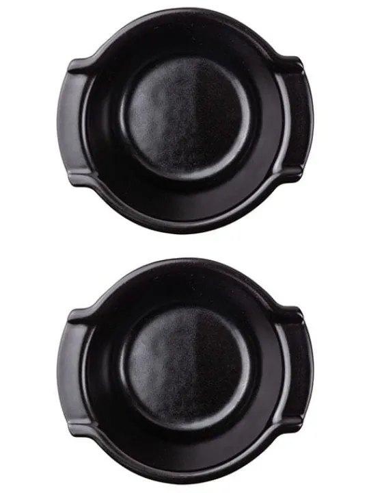 Peugeot Saveurs Appolia Duo de ramequins en céramique 20cl, noir satin -> Idées Cadeaux -50€|Plats Individuels