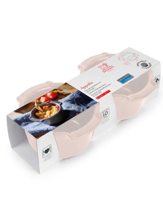 Peugeot Saveurs Appolia Duo de ramequins en céramique 20cl, ecru -> Idées Cadeaux -50€|Envie De Saveurs