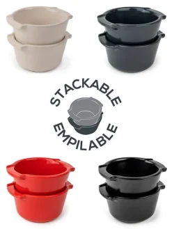 Peugeot Saveurs Appolia Duo de ramequins en céramique 20cl, -><noscript><img width=