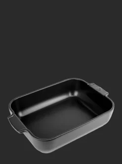 Peugeot Saveurs Appolia Plat four céramique rectangle noir satin 32 cm - 12.5in -> Idées Cadeaux -50€|Envie De Couleurs