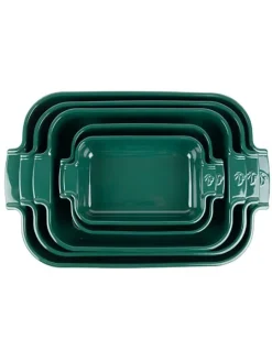 Peugeot Saveurs Appolia Plat four céramique individuel rectangle vert forêt 22 cm -><noscript><img width=