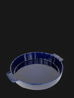 Peugeot Saveurs Appolia Tourtière céramique bleu profond diamètre 28 cm - 11" -> Plats À Tarte / Tourtieres