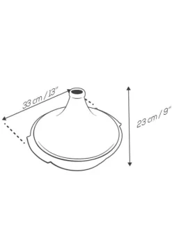 Peugeot Saveurs Atlas Atlas, tajine tous feux, noir satin, 30 cm - 11,75 in -><noscript><img width=