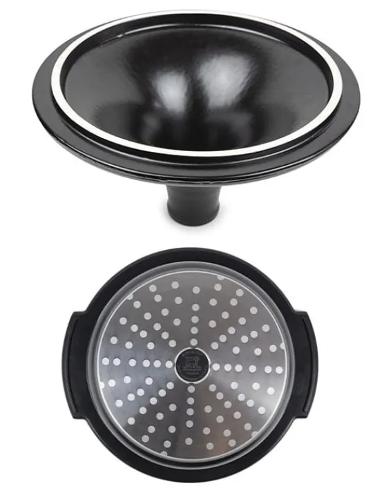 Peugeot Saveurs Atlas Atlas, tajine tous feux, noir satin, 30 cm - 11,75 in -> Envie De Couleurs|Envie De Saveurs