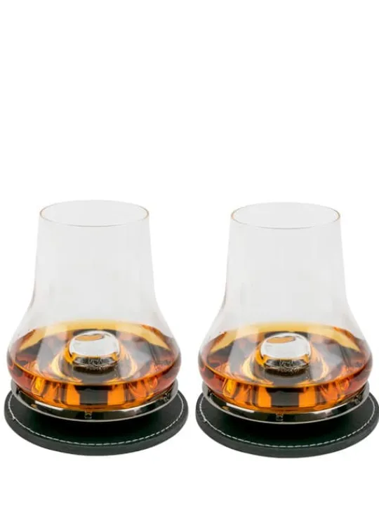 Peugeot Saveurs Atmosphère whisky 2 sets de dégustation whisky avec socles rafraichissants en coffret cadeau -> Envie De Design|Envie De Saveurs