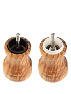 Peugeot Saveurs Bistro duo de moulins à poivre et à sel manuels en bois d', 10 cm - 4" -><noscript><img width=