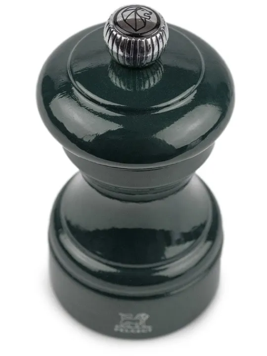 Peugeot Saveurs Bistro Moulin à poivre manuel en bois laqué, vert forêt, 10 cm - 4in. -> Envie De Couleurs|Moulins À Poivre
