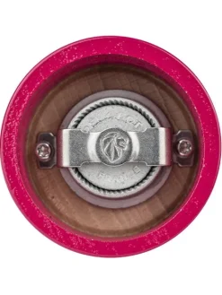 Peugeot Saveurs Bistro Moulin à poivre manuel en bois laqué, rose bonbon, 10 cm - 4" -><noscript><img width=