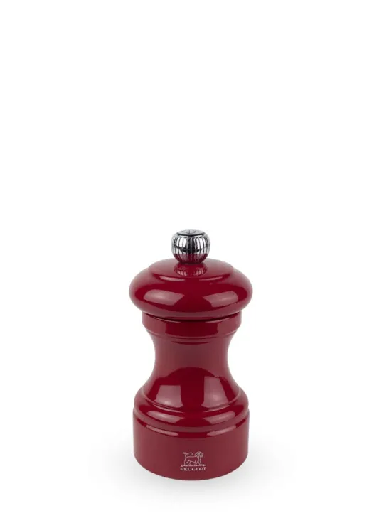 Peugeot Saveurs Bistro Moulin à poivre manuel en bois laqué, rouge passion, 10 cm - 4" -> Idées Cadeaux -50€|Envie De Couleurs