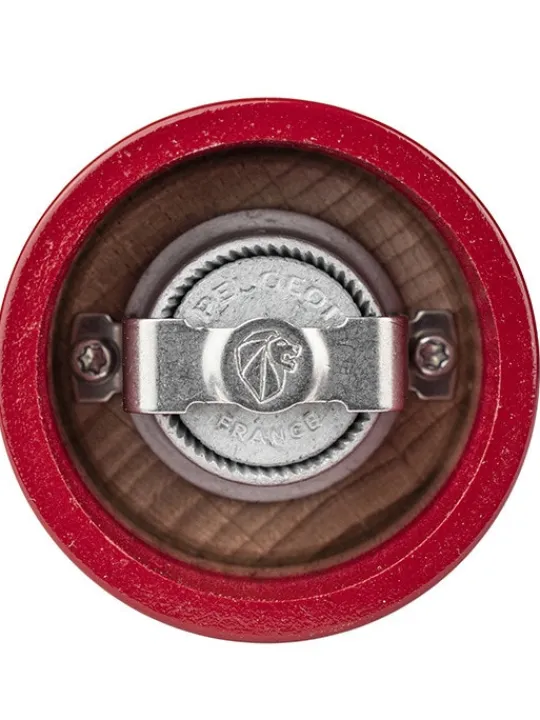 Peugeot Saveurs Bistro Moulin à poivre manuel en bois laqué, rouge passion, 10 cm - 4" -> Idées Cadeaux -50€|Envie De Couleurs