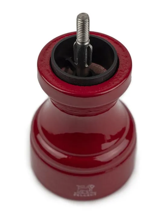Peugeot Saveurs Bistro Moulin à poivre manuel en bois laqué, rouge passion, 10 cm - 4" -> Idées Cadeaux -50€|Envie De Couleurs