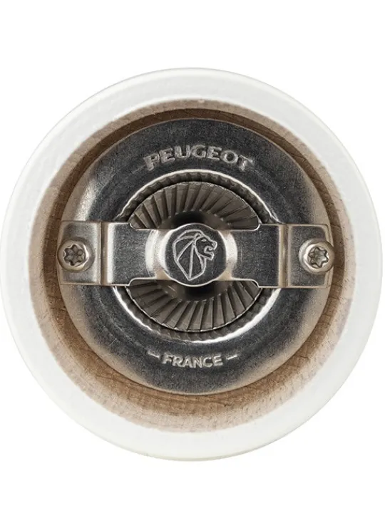 Peugeot Saveurs Bistro Moulin à sel manuel en bois laqué, , 10 cm - 4" -> Envie De Couleurs|Moulins À Sel Et Salières
