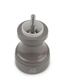 Peugeot Saveurs Bistro Moulin à sel manuel en bois laqué, gris taupe, 10 cm - 4in. -><noscript><img width=