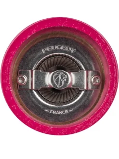 Peugeot Saveurs Bistro Moulin à sel manuel en bois laqué, rose bonbon, 10 cm - 4" -><noscript><img width=