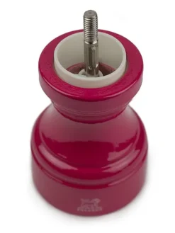 Peugeot Saveurs Bistro Moulin à sel manuel en bois laqué, rose bonbon, 10 cm - 4" -><noscript><img width=