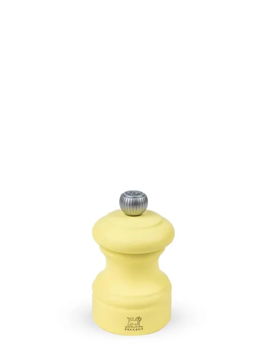 Peugeot Saveurs Bistro moulin à sel manuel en bois, jaune paille, 8 cm - 3,2in. -> Moulins À Sel Et Salières