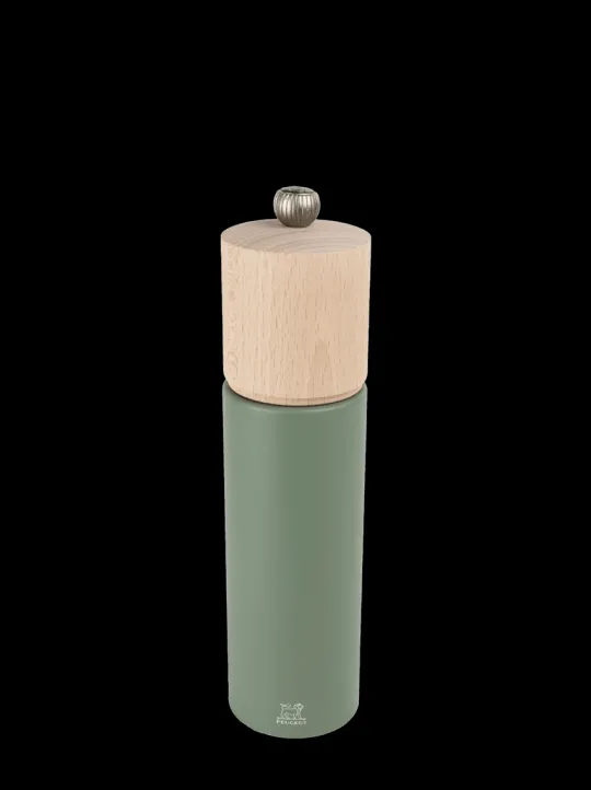 Peugeot Saveurs Boreal Moulin à poivre manuel en bois, vert fougère, 21cm - 8" -> Idées Cadeaux -50€|Envie De Couleurs
