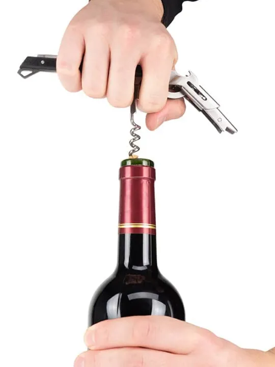 Peugeot Saveurs Clavelin tire-bouchon sommelier avec coupe-capsule et décapsuleur intégrés 14 cm -> Idées Cadeaux -50€|Tire-bouchons