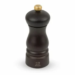Peugeot Saveurs Clermont moulin à sel en bois couleur chocolat 13cm -> Moulins À Sel Et Salières