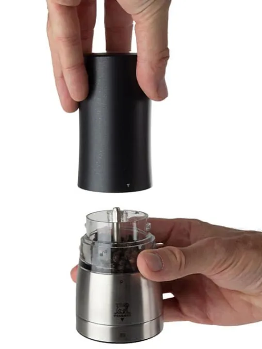 Peugeot Saveurs Daman electrique Moulin à poivre électrique u'select, noir irisé, 16 cm - 6,25in. -> Idées Cadeaux -100€|Envie De Design