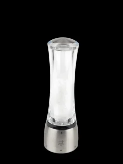 Peugeot Saveurs Daman Moulin à sel manuel en acryl et inox u'select 21 cm -> Idées Cadeaux -100€|Envie De Design