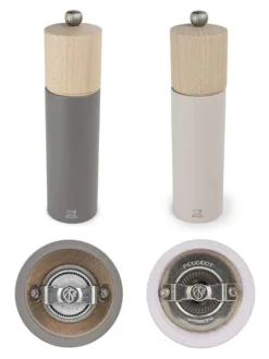 Peugeot Saveurs Duo boreal Coffret cadeau - duo de moulins à poivre et à sel boreal 21 cm et son entonnoir en silicone -><noscript><img width=