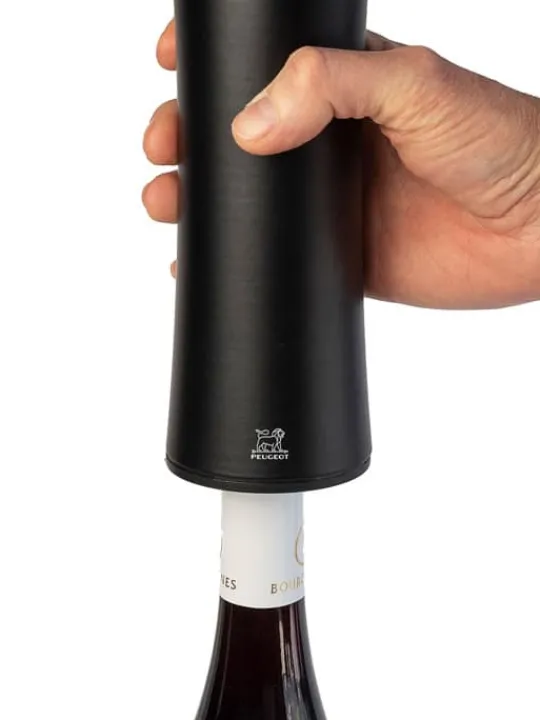 Peugeot Saveurs Elis reverse Tire-bouchon électrique rechargeable en bois tout automatique, noir, 21 cm - 8" -> Envie De Design|Tire-bouchons