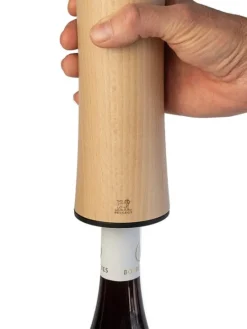 Peugeot Saveurs Elis reverse Tire-bouchon électrique rechargeable en bois tout automatique, naturel, 21 cm - 8" -><noscript><img data-lazyloaded=