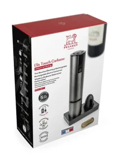 Peugeot Saveurs Elis touch Tire-bouchon électrique rechargeable en inox, , batterie lithium-ion 27 cm - 10,6in -><noscript><img width=
