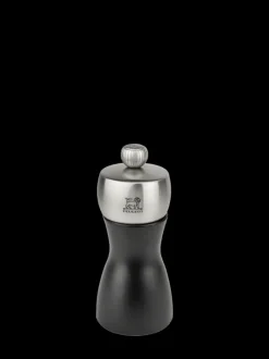 Peugeot Saveurs Fidji Moulin à poivre manuel en bois et inox couleur noir 12 cm -> Moulins À Poivre