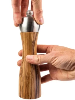 Peugeot Saveurs Fidji Moulin à sel manuel en bois d' et inox 20 cm -><noscript><img width=