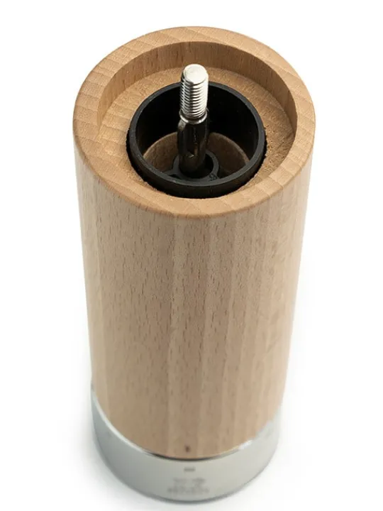 Peugeot Saveurs Isen Moulin à poivre à manivelle en bois et inox, naturel, u'select, 18 cm - 7" -> Envie De Design|Envie De Saveurs