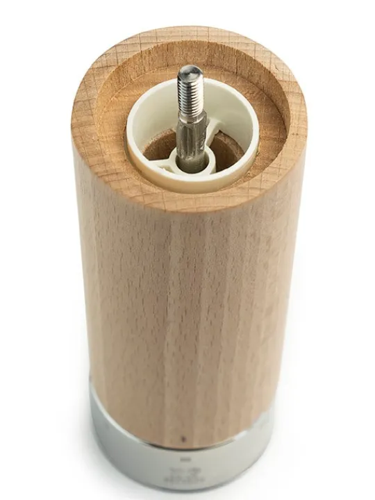 Peugeot Saveurs Isen Moulin à sel à manivelle en bois et inox, naturel, u'select, 18 cm - 7" -> Envie De Design|Envie De Saveurs