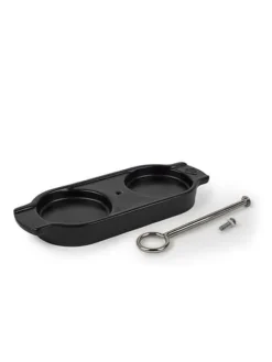 Peugeot Saveurs Linéa Plateau pour deux moulins, céramique, satin black -><noscript><img data-lazyloaded=