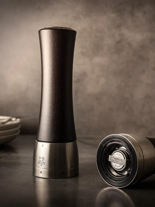 Peugeot Saveurs Madras Moulin à sel manuel en bois et inox u'select couleur 21 cm -> Idées Cadeaux -100€|Moulins À Sel Et Salières