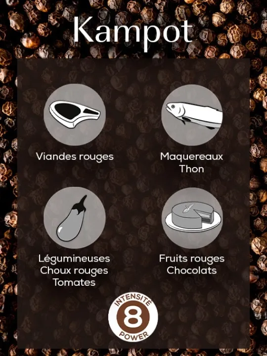 Peugeot Saveurs Multipack poivres premium Pack 3 poivres d'origine et 1 mélange exclusif -> Epices Du Monde