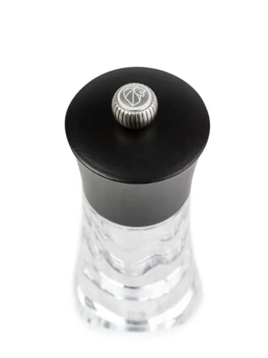 Peugeot Saveurs Oléron Moulin à sel manuel en bois et acryl couleur 14 cm -> Moulins À Sel Et Salières
