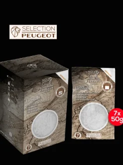 Peugeot Saveurs Pack line 18 cm Duo de moulins à poivre et à sel 18 cm et ses cubes de poivre et de sel -><noscript><img width=