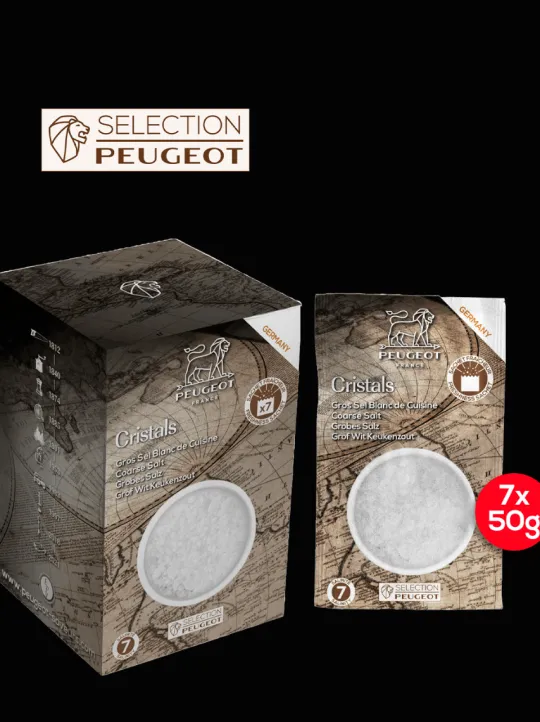 Peugeot Saveurs Pack line 18 cm Duo de moulins à poivre et à sel 18 cm et ses cubes de poivre et de sel -> Duos Et Combi 2 En 1|Moulins À Sel Et Salières