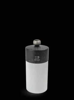 Peugeot Saveurs Pack line carbone & graphite 12cm Duo de moulins à poivre et à sel 12 cm avec entonnoir inox -><noscript><img width=