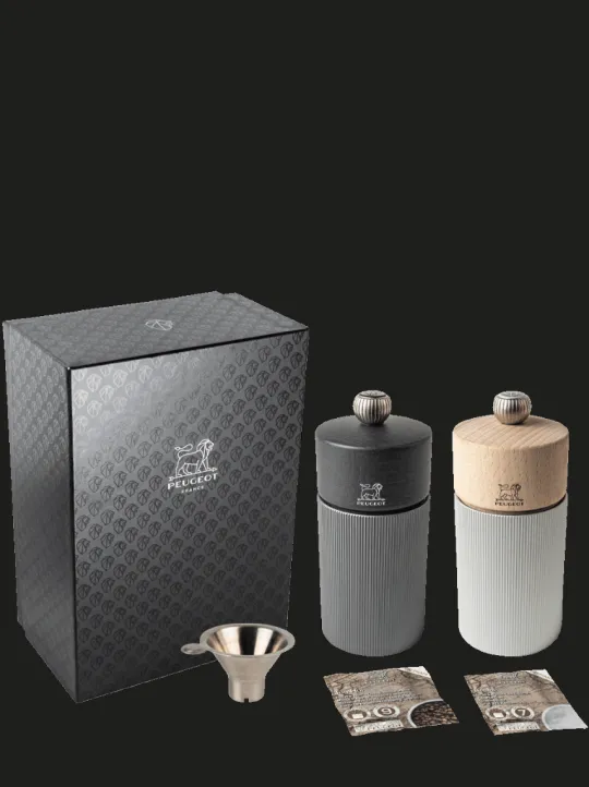 Peugeot Saveurs Pack Line Carbone naturel 12cm -> Coffrets Cadeaux|Envie De Design