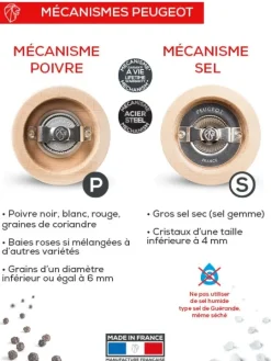 Peugeot Saveurs Pack paris-rama rouge passion 18 cm Duo de moulins à poivre et à sel en bois avec entonnoir inox en coffret cadeau -> Coffrets Cadeaux|Duos Et Combi 2 En 1