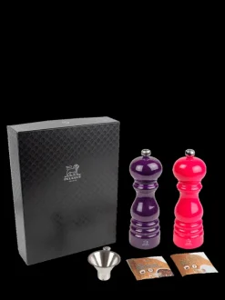 Peugeot Saveurs Pack ParisRama u'Select Aubergine et Rose 18 cm -> Coffrets Cadeaux|Envie De Couleurs
