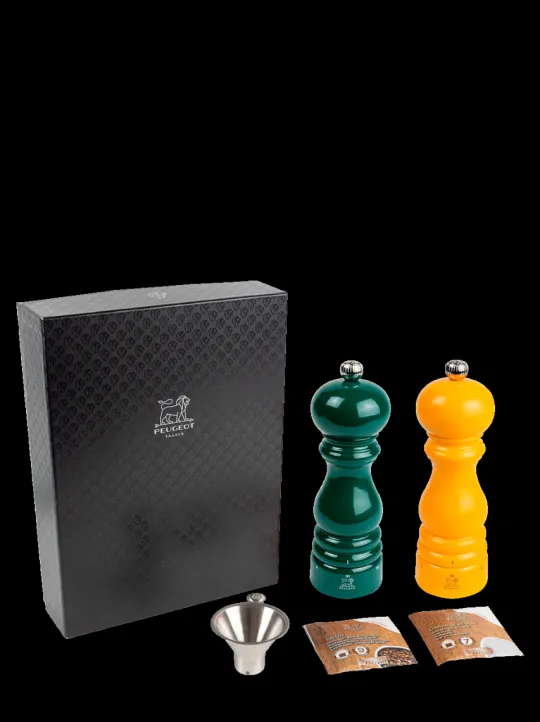 Peugeot Saveurs Pack ParisRama u'Select Vert et Jaune 18 cm -> Coffrets Cadeaux|Envie De Couleurs