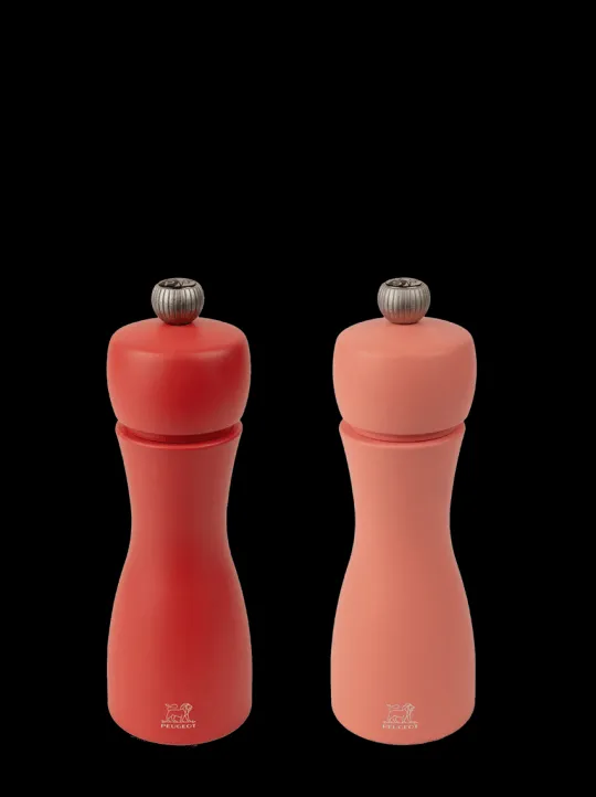 Peugeot Saveurs Pack tahiti feu Duo de moulins à poivre et à sel en bois 15 cm et ses épices -> Envie De Couleurs|Duos Et Combi 2 En 1