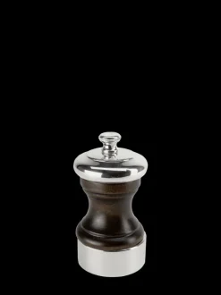 Peugeot Saveurs Palace Moulin à sel manuel en bois patiné et métal argenté 10 cm -> Moulins À Sel Et Salières