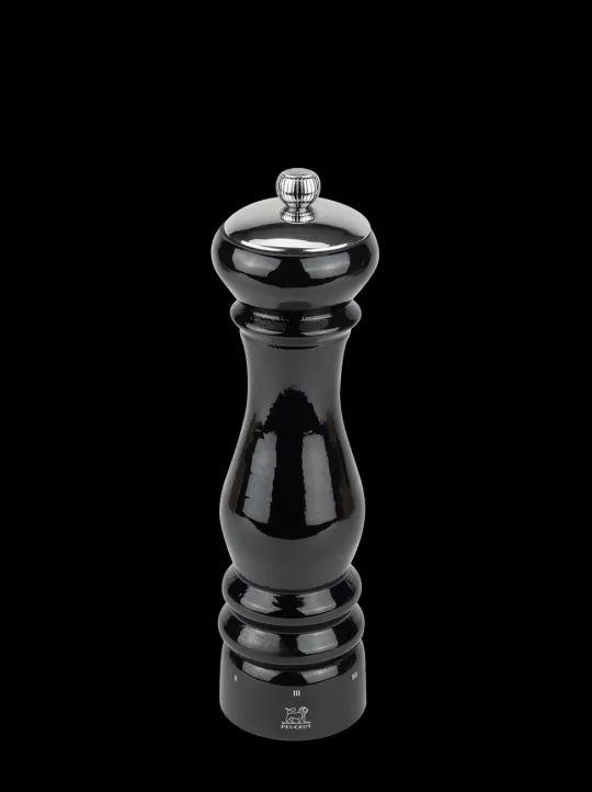 Peugeot Saveurs Paris icône moulin à sel manuel en bois laqué noir, u'select, 22 cm - 8,75" -> Envie De Design|Moulins À Sel Et Salières