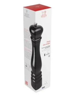 Peugeot Saveurs Paris électrique Moulin à sel électrique en bois u'select laqué noir 34 cm - 13,5" -><noscript><img width=